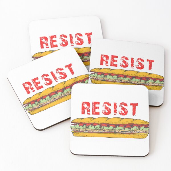 Item preview, Resist Sandwich Protest Art – Bold Pop Style Design designed and sold by JuniorDavila.