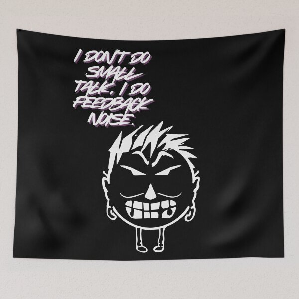 Item preview, I don't do small talk, i do feedback noise designed and sold by whatthefoxsays.
