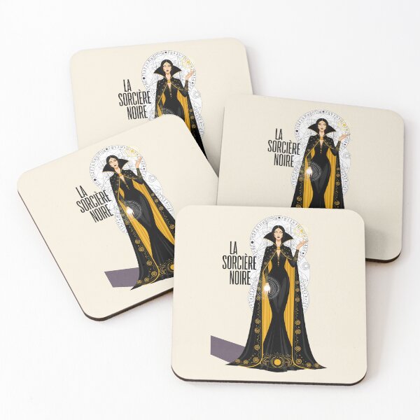 Item preview, After Erté - LA SORCIÈRE NOIRE (The Black Sorceress) V2 designed and sold by elektronen.
