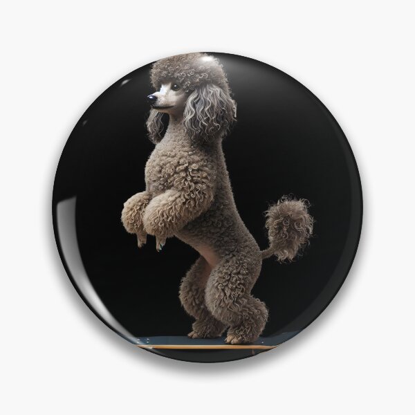 Item preview, Poodle Riding a Skateboard Skateboarding Skater Fans designed and sold by Kimberley King Art  King Art.