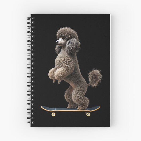 Item preview, Poodle Riding a Skateboard Skateboarding Skater Fans designed and sold by Kimberley King Art  King Art.