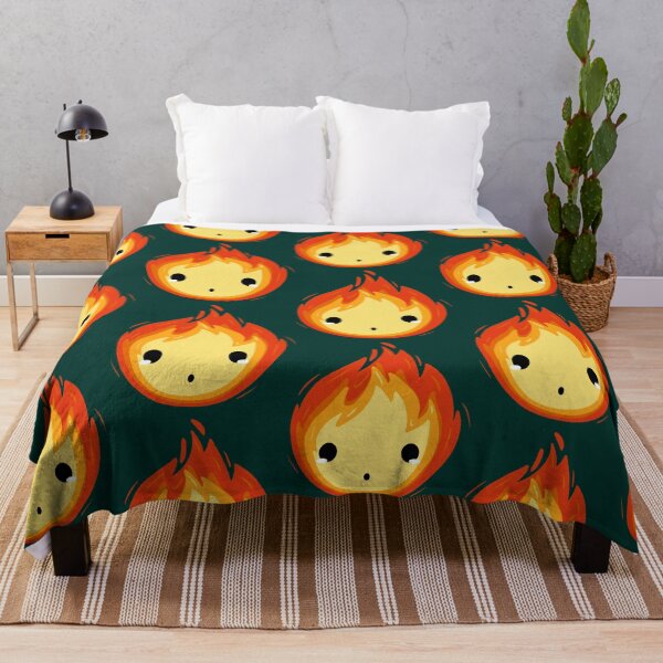 Item preview, Calcifer anime Little Flame Monster designed and sold by Ontornonano.
