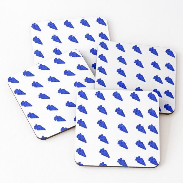 Item preview, Multiple Blue Colour Carrot Pattern Design  designed and sold by VisionSticker.