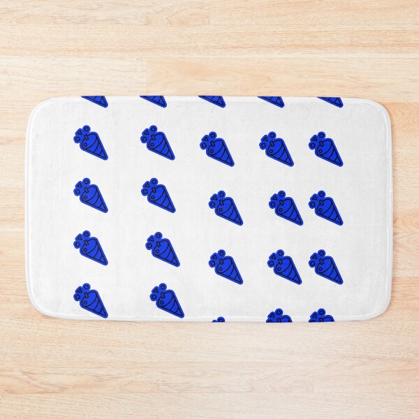 Item preview, Multiple Blue Colour Carrot Pattern Design  designed and sold by VisionSticker.