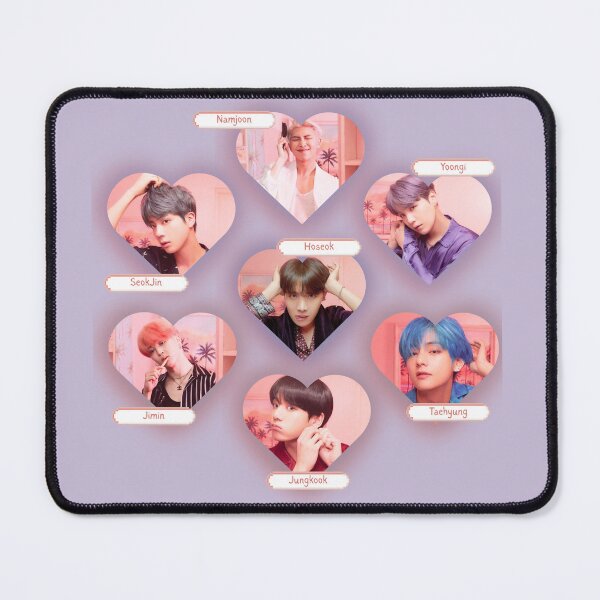 Item preview, BTS Map of the Soul Persona Version 2 Heart shape Pastel Concept, Kpop Design, Cute Aesthetic Fan Art designed and sold by Mooncreates7.