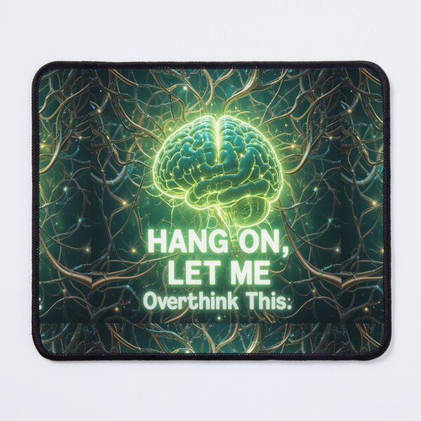 Item preview, Neon Brain Overthinking Message designed and sold by InezPhotography.