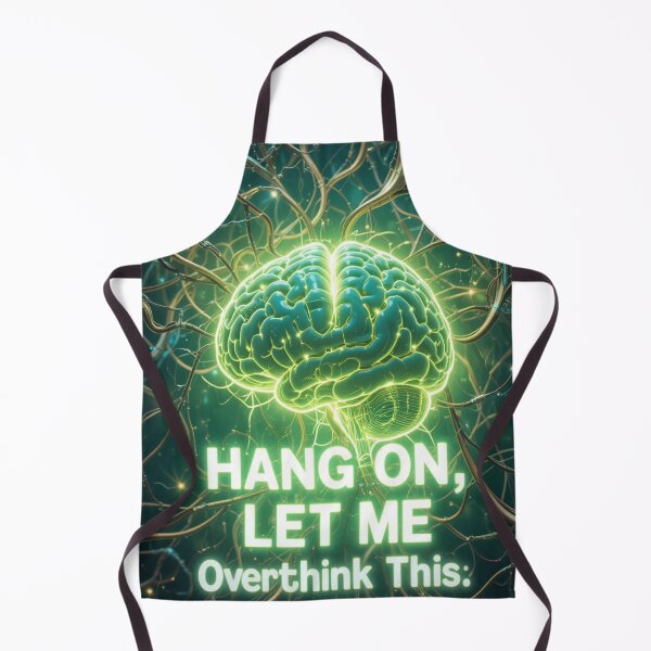 Item preview, Neon Brain Overthinking Message designed and sold by InezPhotography.