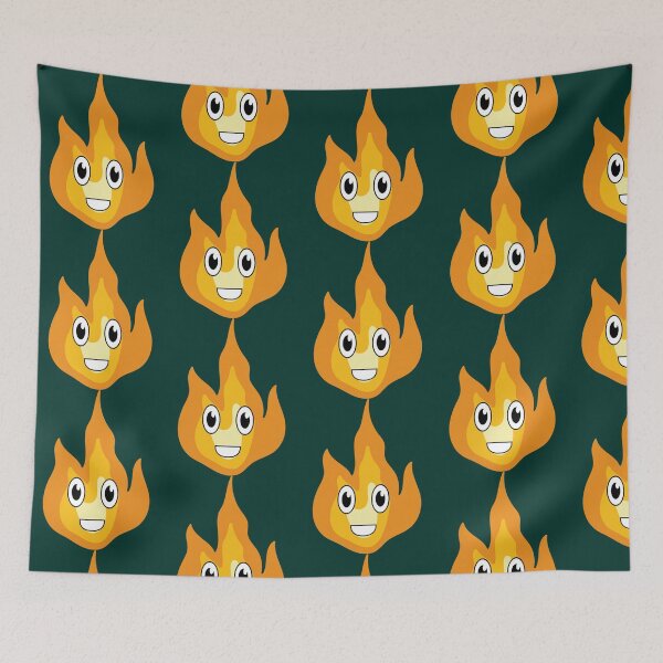 Item preview, Calcifer anime    designed and sold by Ontornonano.