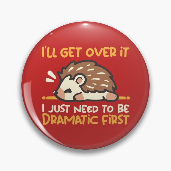 Item preview, Dramatic cute hedgehog designed and sold by NemiMakeit.