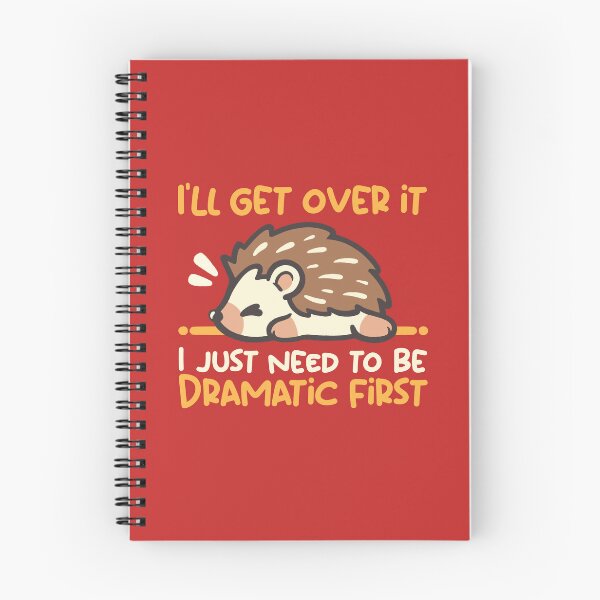 Item preview, Dramatic cute hedgehog designed and sold by NemiMakeit.