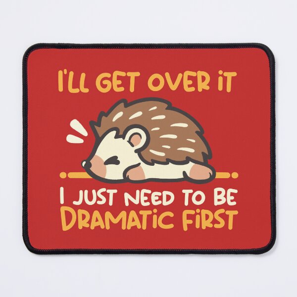 Item preview, Dramatic cute hedgehog designed and sold by NemiMakeit.