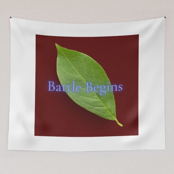Item preview, Battle Begins leaf Wallpaper Design  designed and sold by VisionSticker.