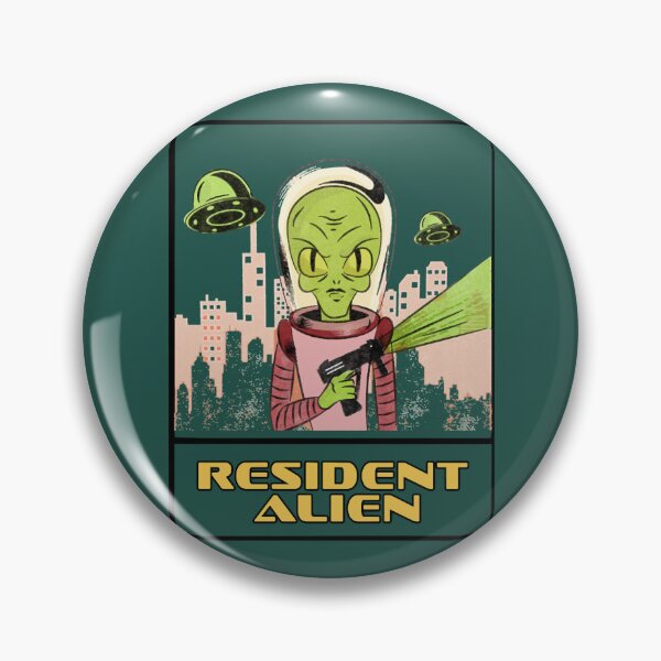 Item preview, Resident Alien invader from outer space  designed and sold by Mannerpro.