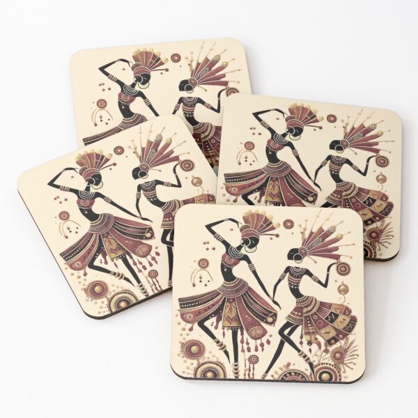 Item preview, Tribal Rhythms: Dancing Spirit of Culture New designed and sold by Kruti Collection.