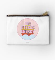 BIG UTERUS ENERGY (uterus optional) Zipper Pouch