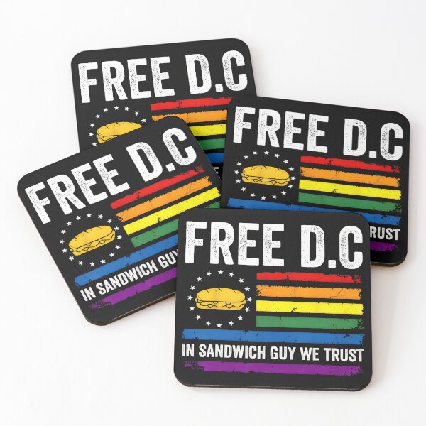 Item preview, Free DC Sandwich Guy – Rainbow Flag Parody Design designed and sold by JuniorDavila.