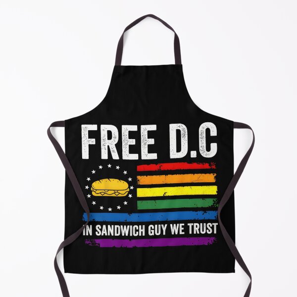 Item preview, Free DC Sandwich Guy – Rainbow Flag Parody Design designed and sold by JuniorDavila.