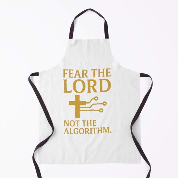 Item preview, Fear the Lord Not the Algorithm – Christian Tech Faith Cross Design designed and sold by CrossCurrent Designs.