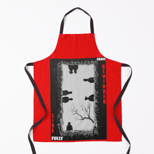 Item preview, Grave Reminder – Live Fully Gothic Halloween Artwork designed and sold by Minimum-Rage.