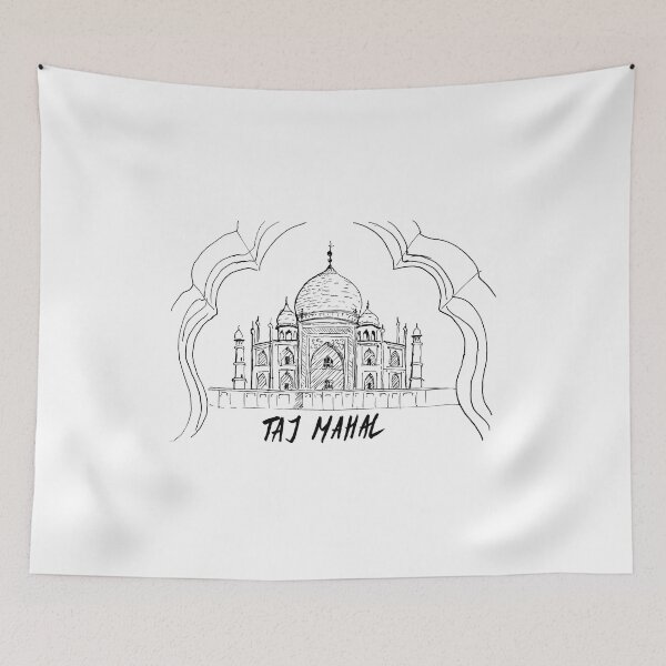 Item preview, Taj Mahal ink designed and sold by LiliyaSavelieva.