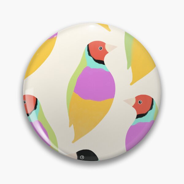 Item preview, Gouldian Finches on Cream designed and sold by samitomato.