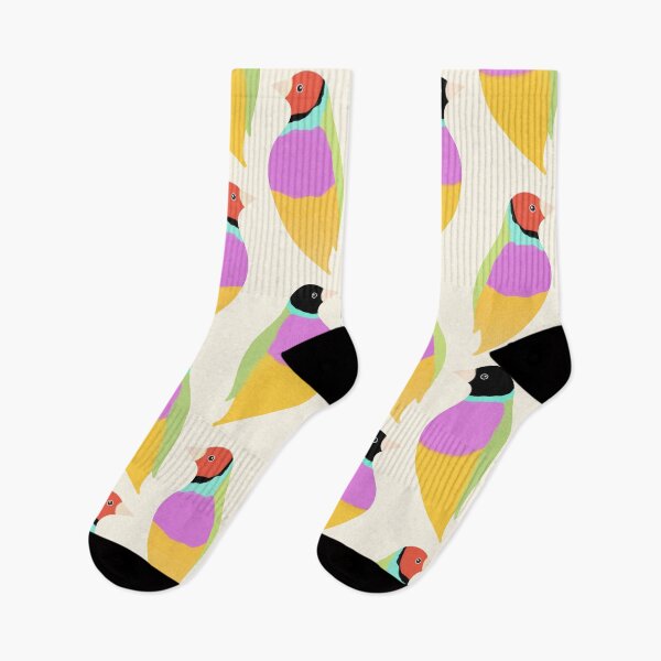 Item preview, Gouldian Finches on Cream designed and sold by samitomato.