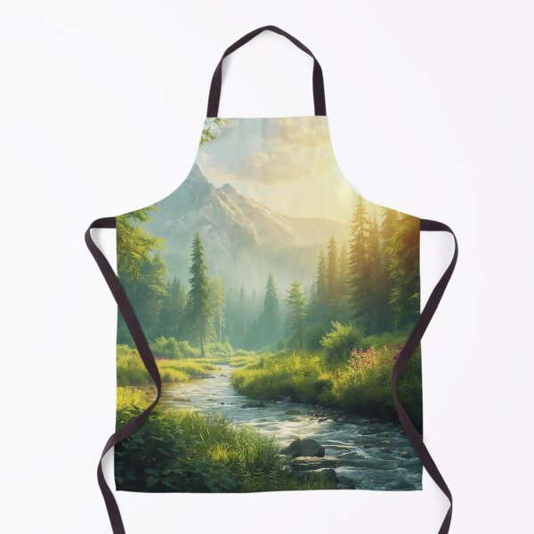 Item preview, A lush forest, mountain and water landscape designed and sold by Anteia.