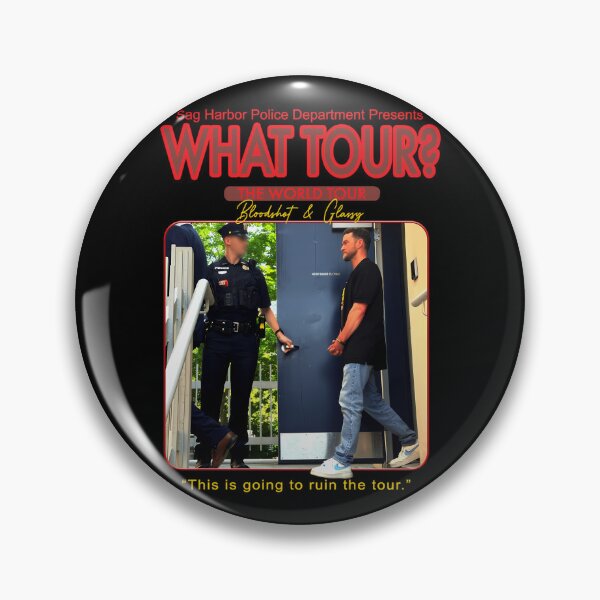Item preview,  Jus.tin Timberl.ake Tour Parody - Sag Harbor Police "What Tour?"  designed and sold by RolandDaoust.
