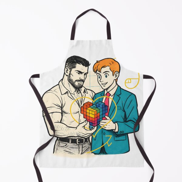 Item preview, Gay Nerds – Voxel Rubik’s Love designed and sold by FreddyE.