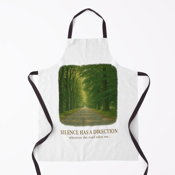Item preview, Silence Has a Direction – Original Nature Road Illustration designed and sold by HolysticDesigns.