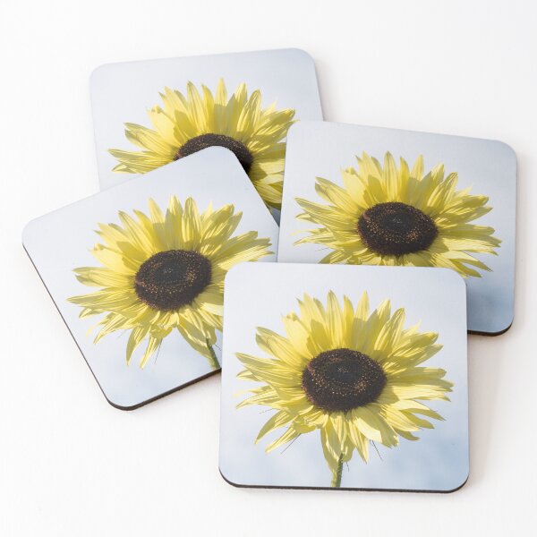 Item preview, Radiant Pale Yellow Sunflower Against the Sky designed and sold by Georgia Mizuleva.