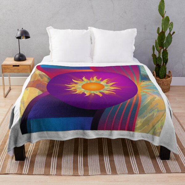 Item preview, Cosmic Sunburst-Vibrant Abstract Sun Energy Art designed and sold by kirpahub.