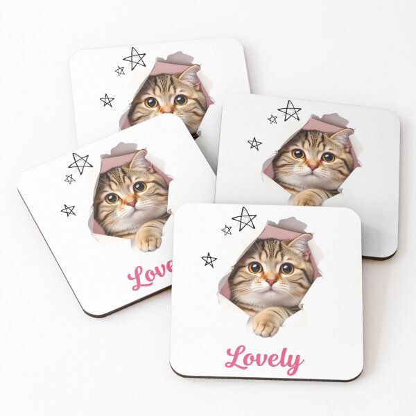 Item preview, Lovely Cute Cat Peeking Through Paper Hole - Adorable Kitten Art V.2 (Best Selling.) designed and sold by Songmooh.