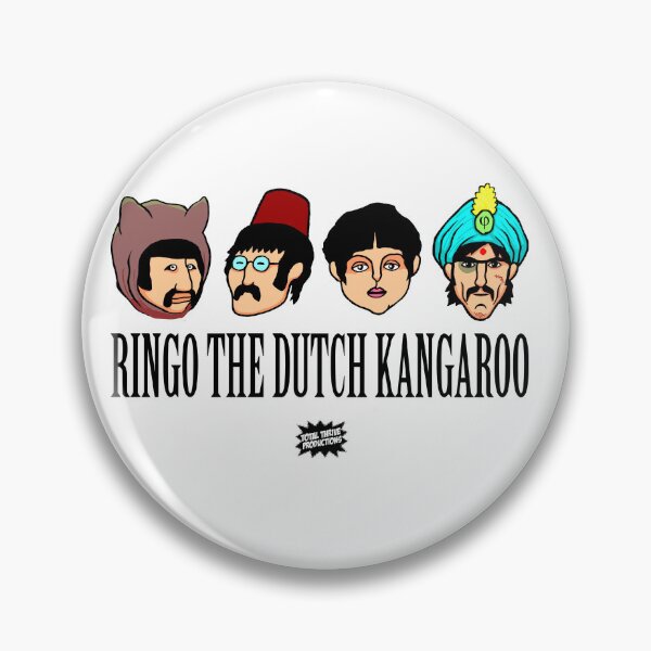 Item preview, Ringo the Dutch Kangaroo - Heads with Black letters designed and sold by Totalthrive.