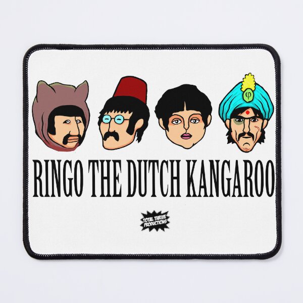 Item preview, Ringo the Dutch Kangaroo - Heads with Black letters designed and sold by Totalthrive.