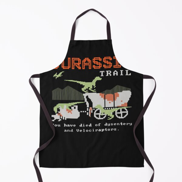 Item preview, Jurassic Trail You Have Died of Dysentery and Velociraptors  designed and sold by BruceBeasley.