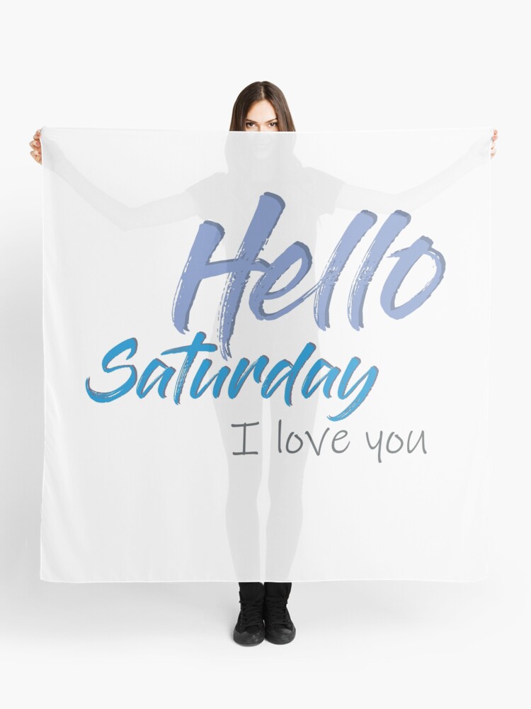 The Word SATURDAY Written in Letters of the Magnetic,  Sticker for Sale by  amscreations1