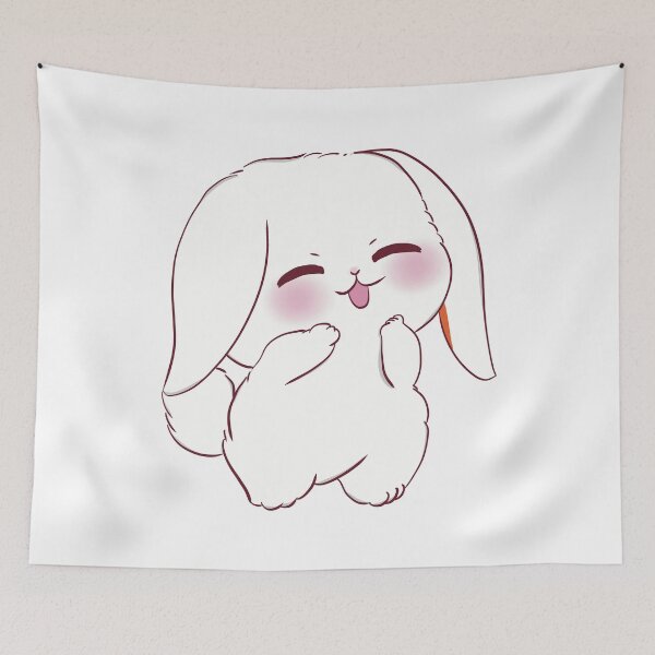 Item preview, Little rabbit,our head is happy designed and sold by MellowMayStudio.