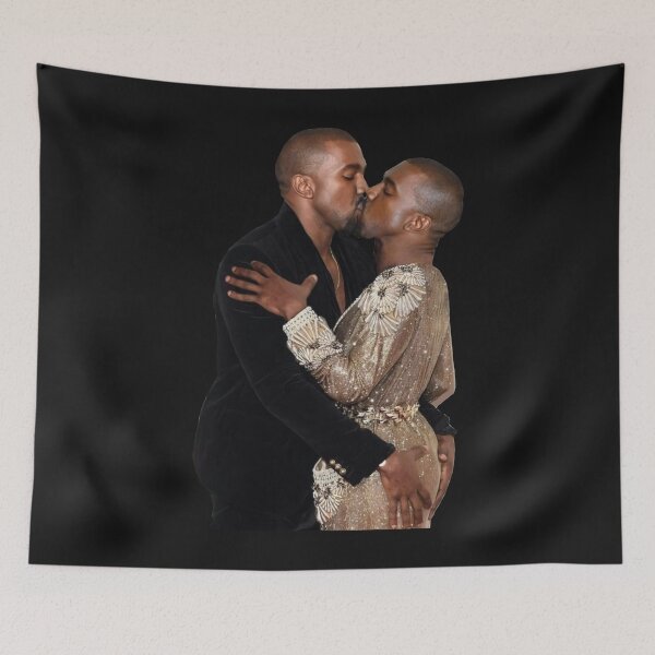 Artikelvorschau, Kanye West küsst Kanye entworfen und verkauft von BruceBeasley.