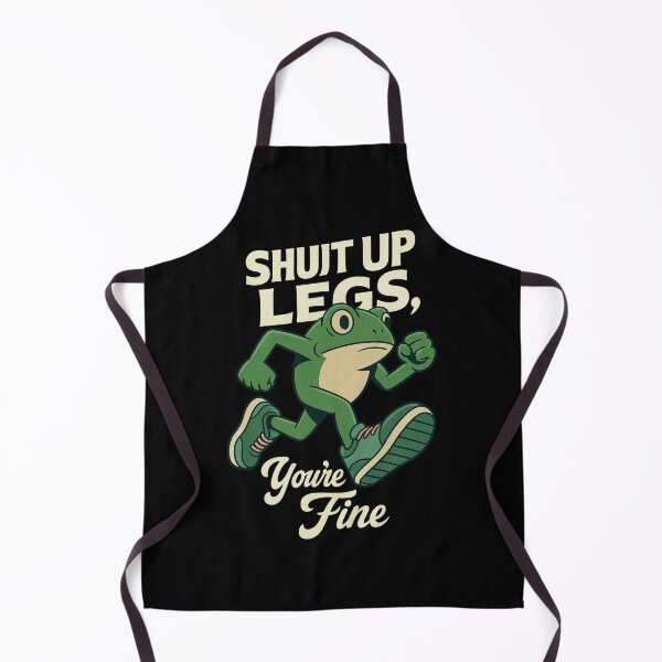 Item preview, SHUT UP LEGS, YOU ARE FINE (Running Frog Motivation) designed and sold by RICK-TURNER.