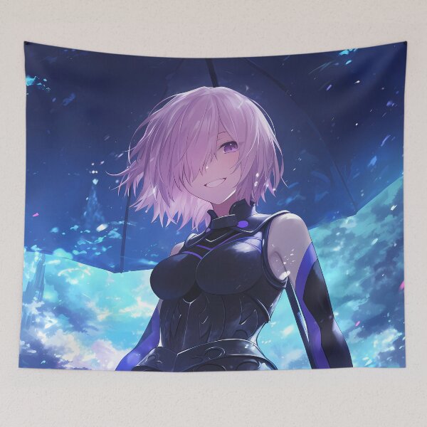 Item preview, Mash Kyrielight Shielder Fate Grand Order Anime Girl Under Twilight designed and sold by TorbenKuhano.