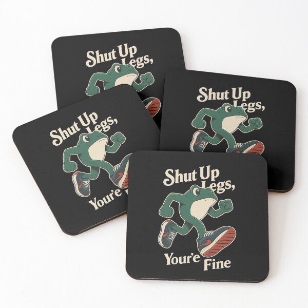 Item preview, SHUT UP LEGS, YOU ARE FINE (Cool Running Frog Version) designed and sold by RICK-TURNER.