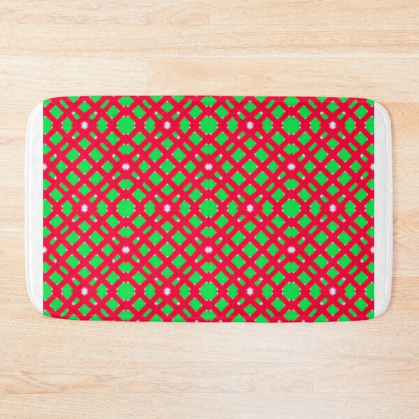 Item preview, Festive Red and Green Lattice Pattern designed and sold by KornDala88.