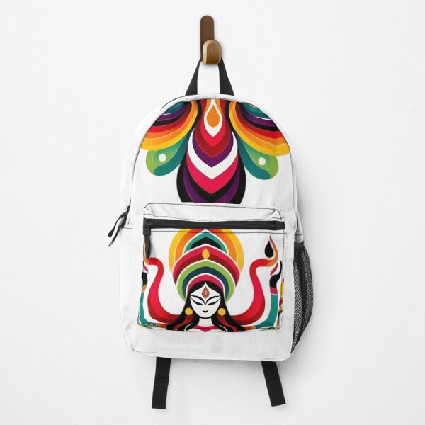 Item preview, Navratri Special Divine Vibrance: Abstract Goddess Durga in Modern Art designed and sold by Kruti Collection.