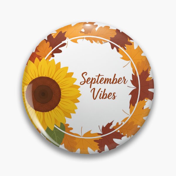Item preview, Sunflower and Autumn Leaves September Vibes Frame designed and sold by RehanInkDesigns.