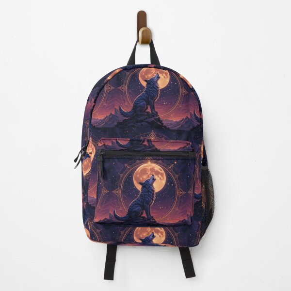 Item preview, Lone Wolf Howling at Moonlit Sky designed and sold by InezPhotography.