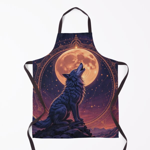 Item preview, Lone Wolf Howling at Moonlit Sky designed and sold by InezPhotography.