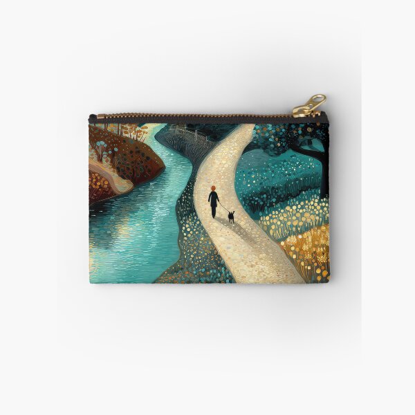 Item preview, Girl walking a dog,  designed and sold by thewandswant.