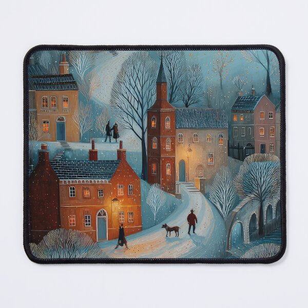 Item preview, Girl walking a dog, designed and sold by thewandswant.