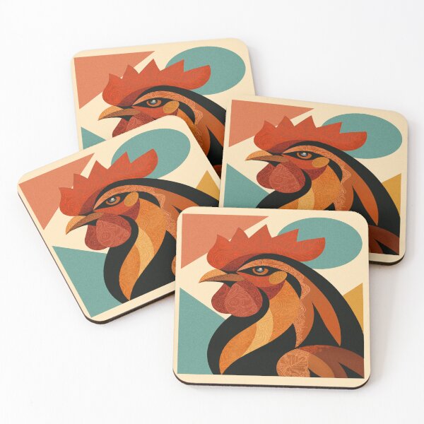 Item preview, Abstract Tribal Rooster designed and sold by GeoSimon-Designs.